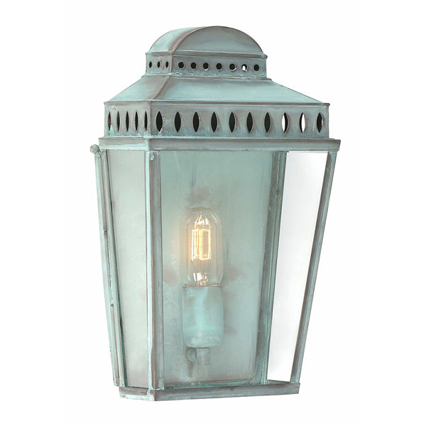 Elstead Mansion House 1 Light Wall Light Verdigris