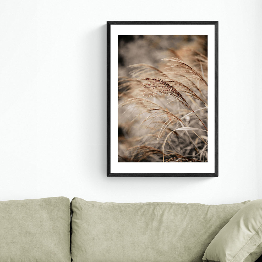 Product photograph of Grass Xx By Mareike Boehmer - A1 Black Framed Art Print from Olivia's.