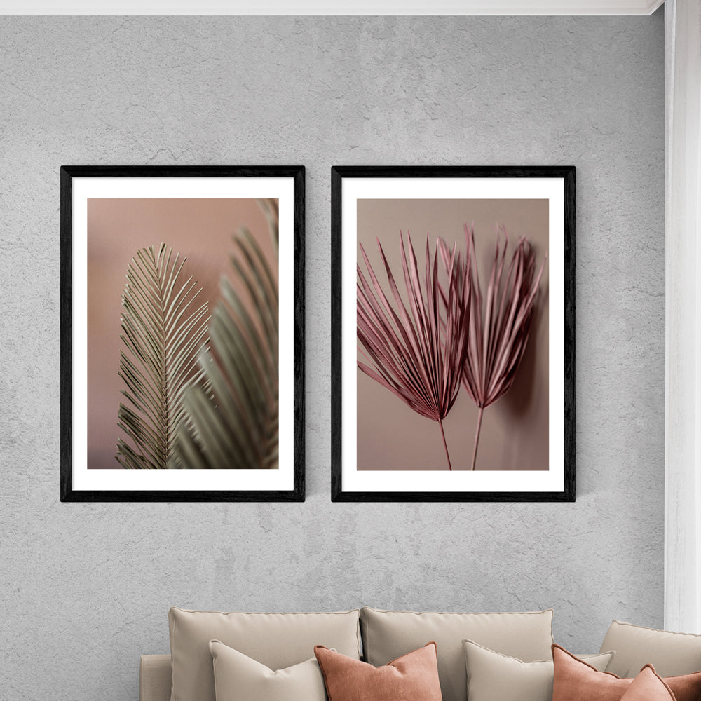 Product photograph of Last Summer Twin Set By Mareike Boehmer - A2 Black Framed Art Print from Olivia's.