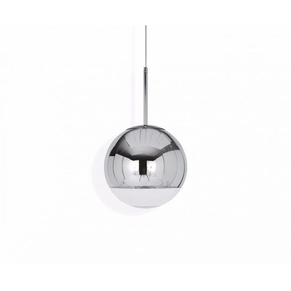 Product photograph of Tom Dixon Mirror Ball Led Pendant Chrome 50cm from Olivia's