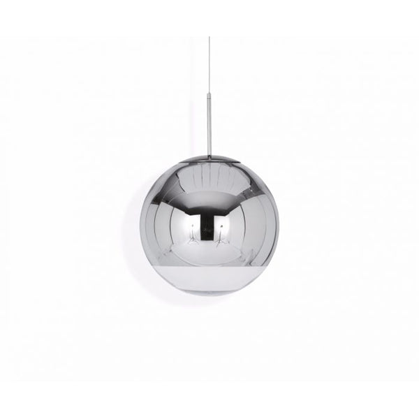 Product photograph of Tom Dixon Mirror Ball Led Pendant Chrome 40cm from Olivia's.