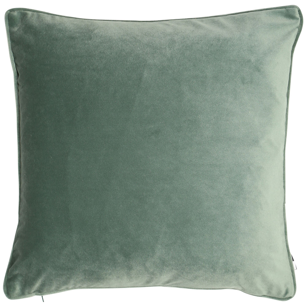 Product photograph of Malini Luxe Cushion Eucalyptus Large from Olivia's.