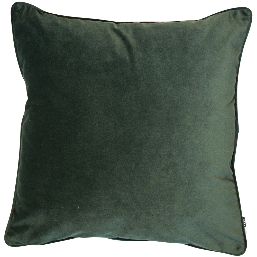 Product photograph of Malini Luxe Cushion Pinegreen Large from Olivia's.