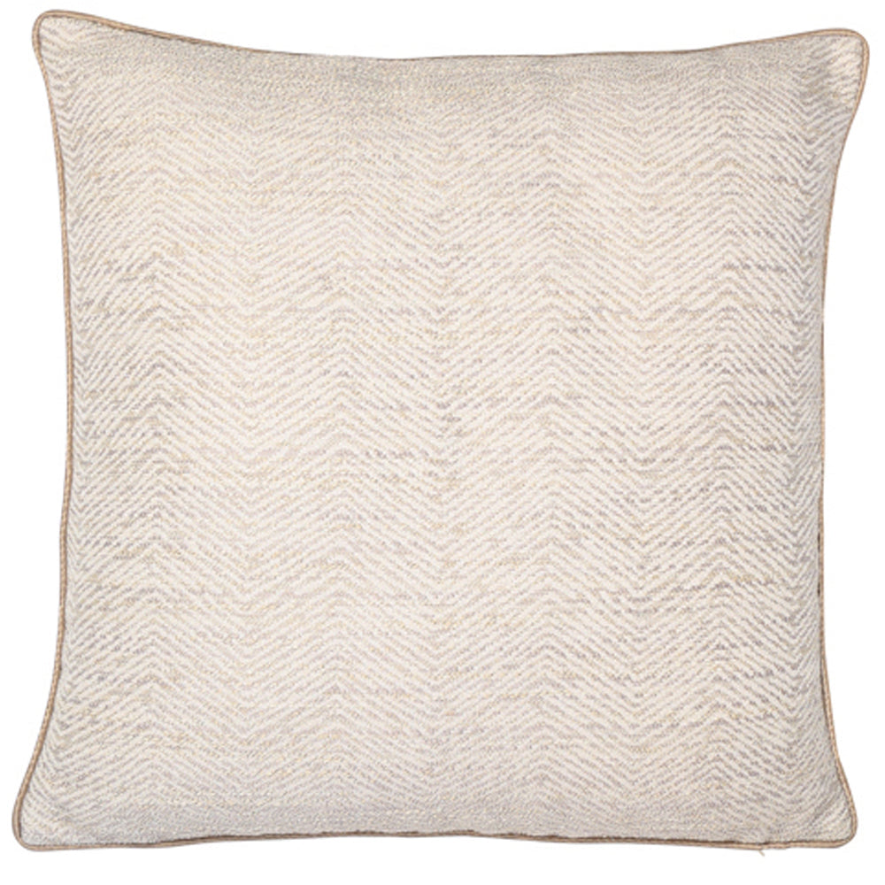 Product photograph of Malini Ripple Cushion Natural Outlet from Olivia's