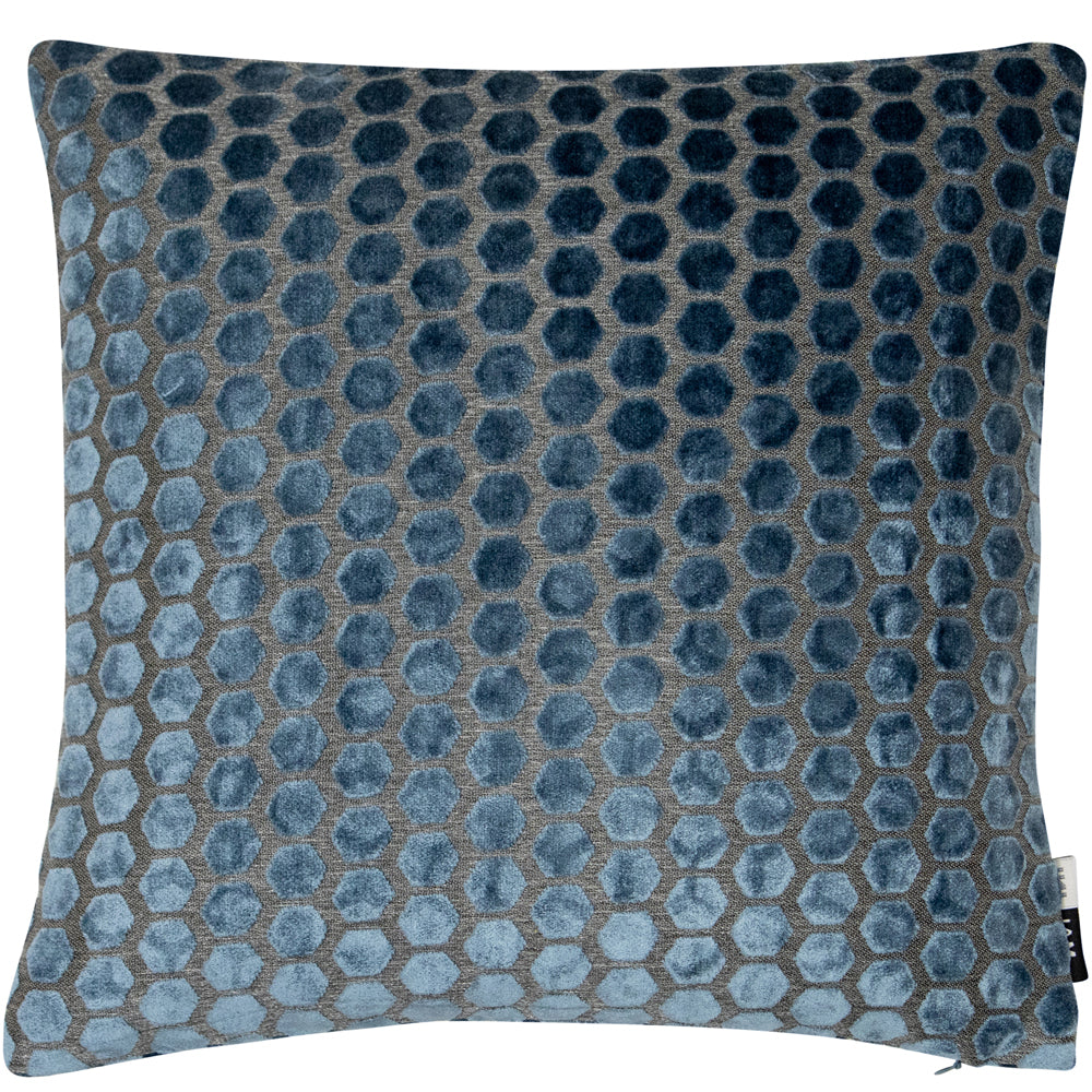 Product photograph of Malini Jorvik Cushion Blue Large from Olivia's.