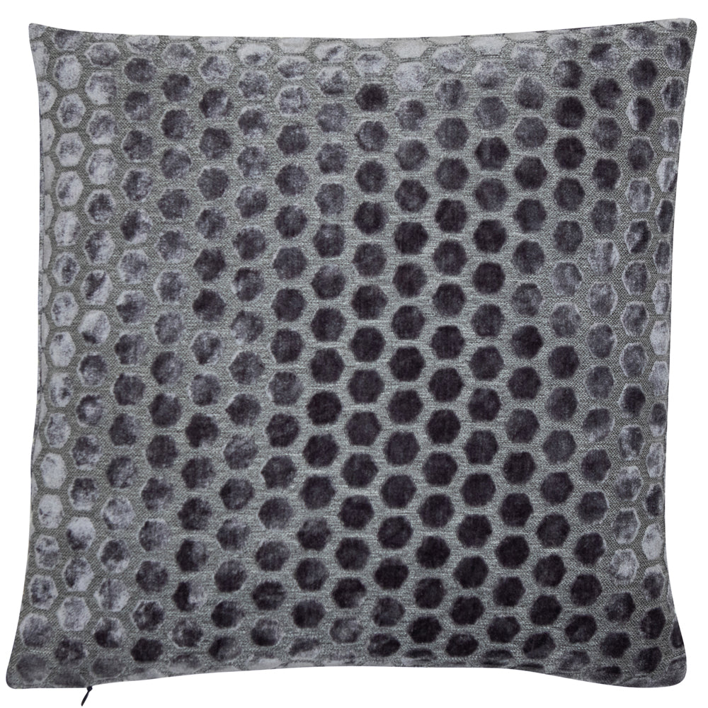 Product photograph of Malini Jorvik Cushion Slate Small from Olivia's.