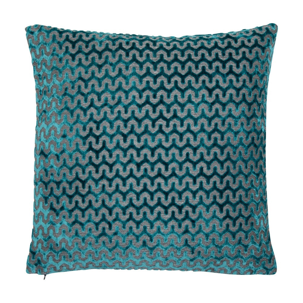 Product photograph of Malini Oslo Cushion In Teal Small from Olivia's