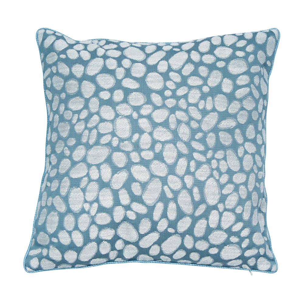 Malini Pebble Weave Cushion In Seaform 50 X 50cm
