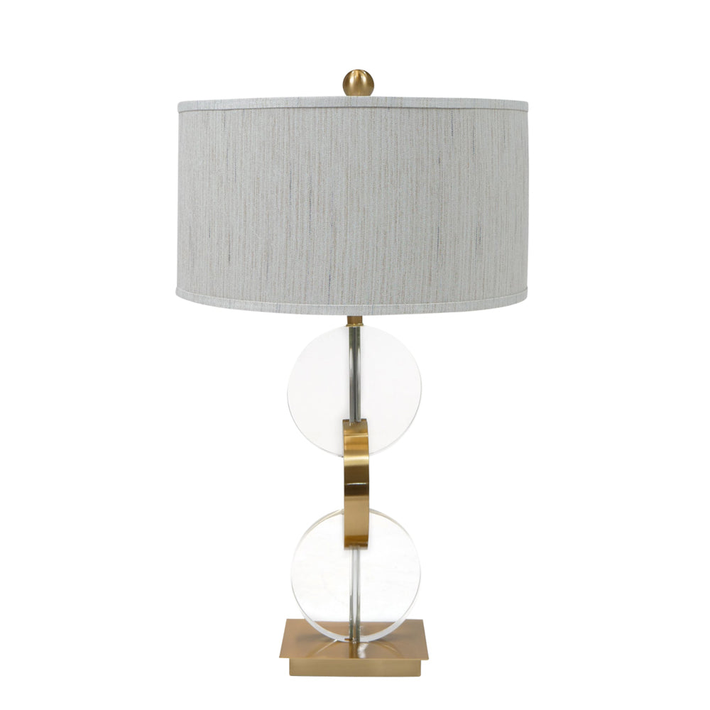 Product photograph of Mindy Brownes Moires Table Lamp In Gold from Olivia's