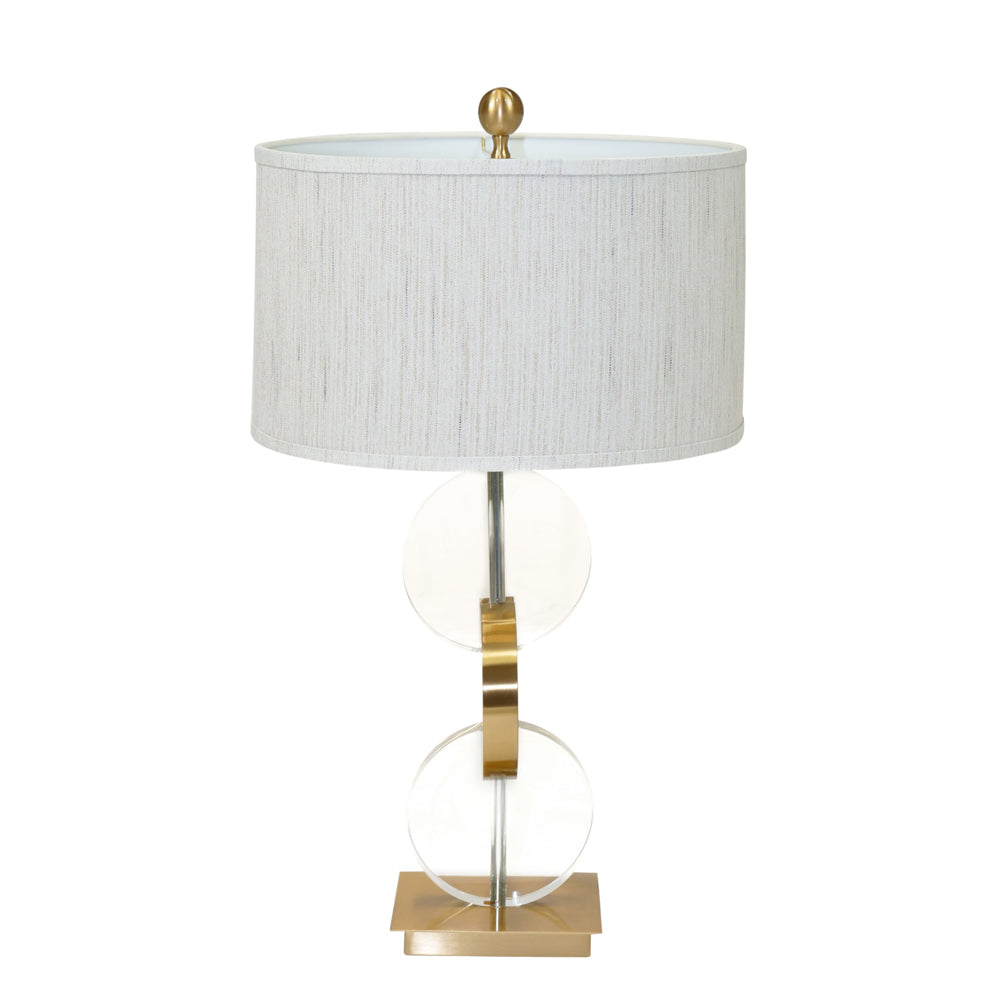 Product photograph of Mindy Brownes Moires Table Lamp In Gold from Olivia's.