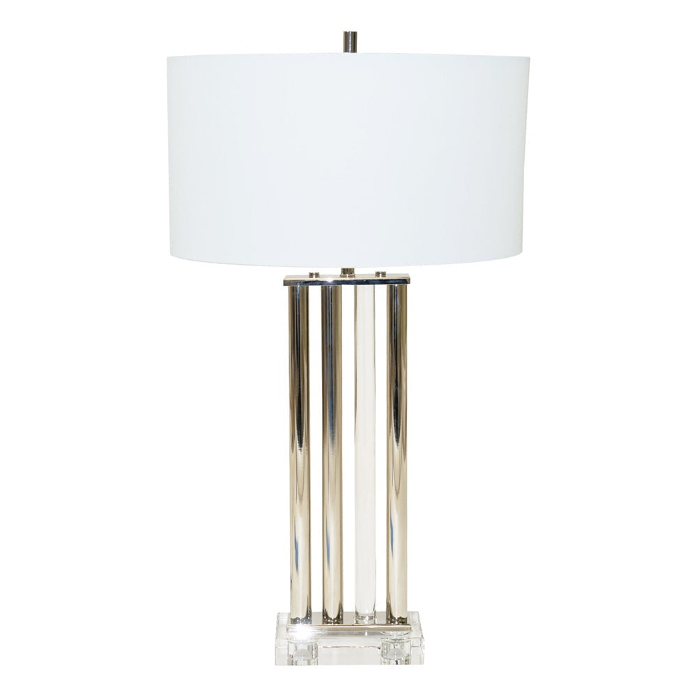 Product photograph of Mindy Brownes Osburn Table Lamp In Silver from Olivia's