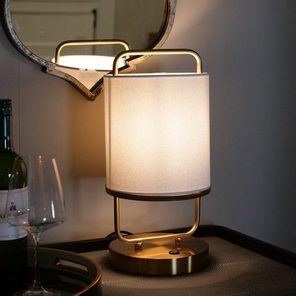 Product photograph of Mindy Brownes Adura Table Lamp In Gold from Olivia's.