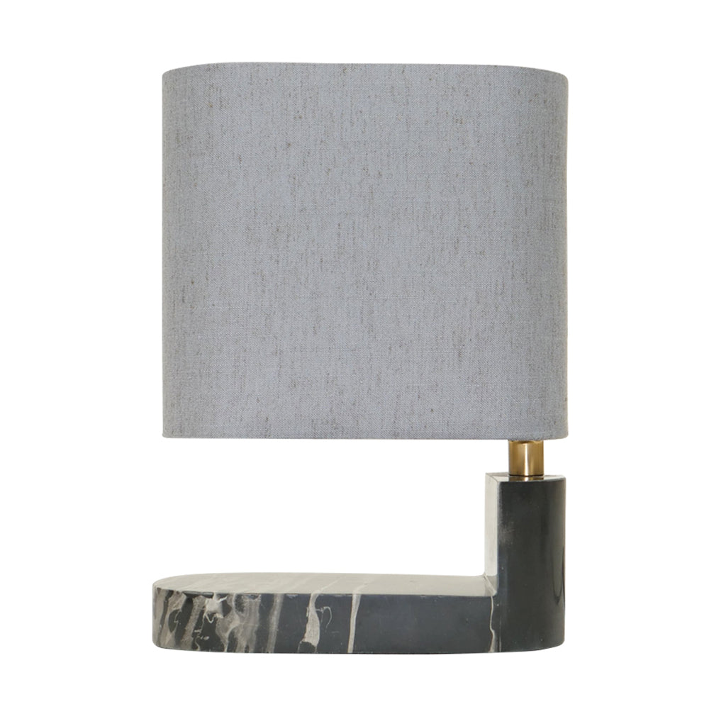 Product photograph of Mindy Brownes Evette Table Lamp In Black And Grey from Olivia's