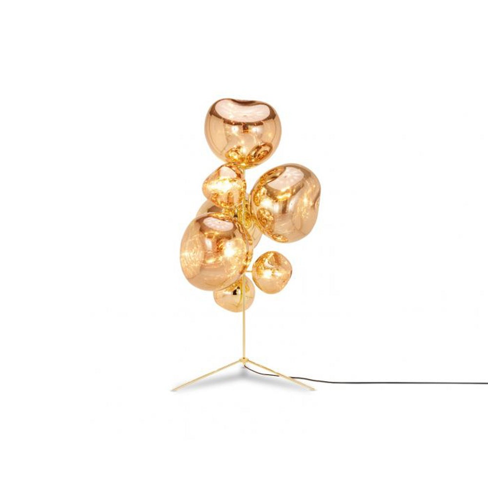 Product photograph of Tom Dixon Melt Stand Chandelier In Gold from Olivia's