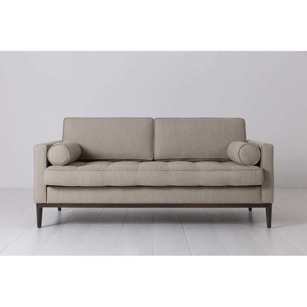 Swyft Model 02 Linen 2 Seater Sofa In Pumice