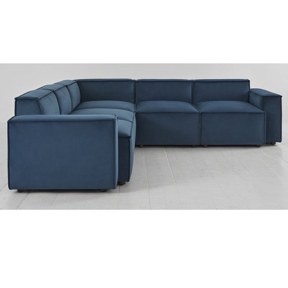 Swyft Model 03 Velvet Teal Configuration 7 Sofa