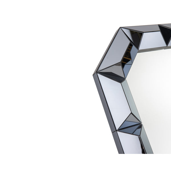 Product photograph of Liang Eimil Galiano Grey Mirror from Olivia's.