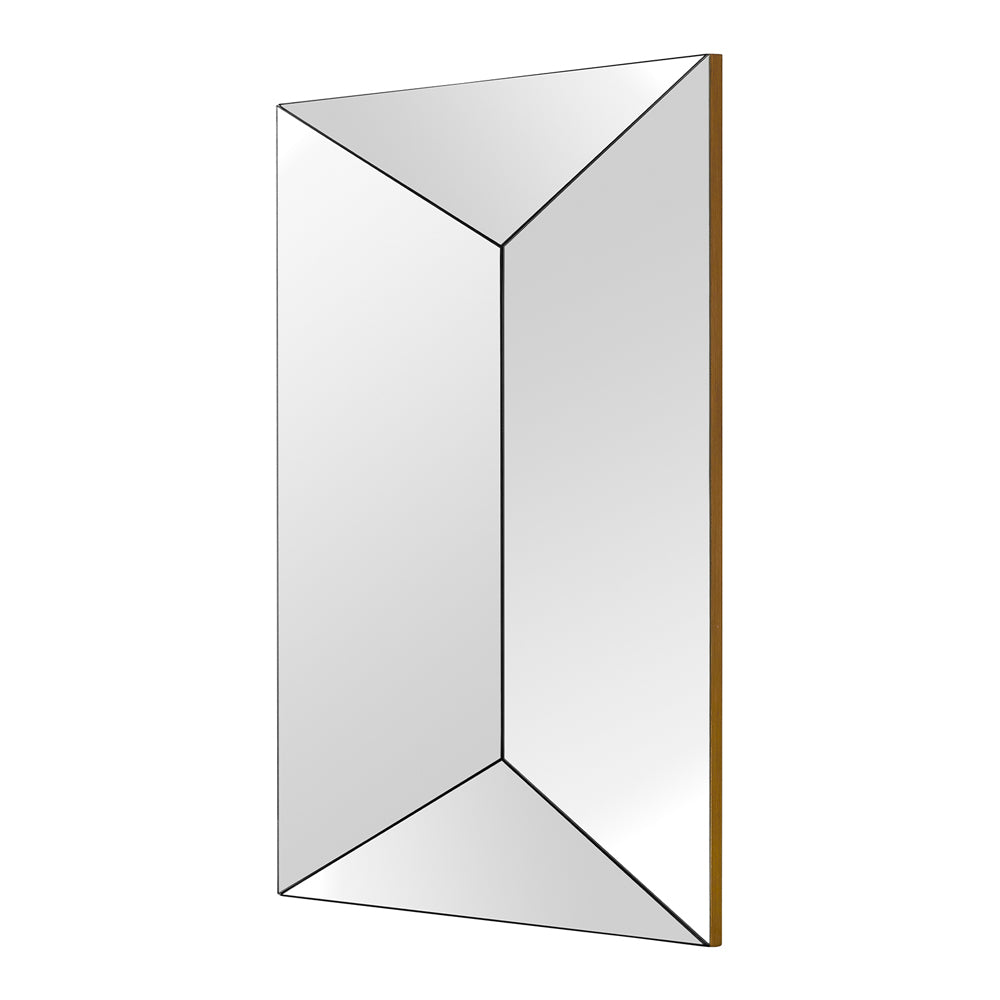 Product photograph of Liang Eimil Kassandra Wall Mirror Brass from Olivia's