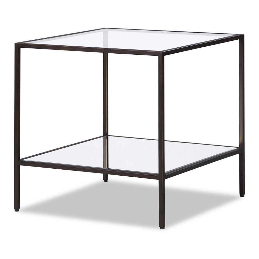 Liang Eimil Oliver Side Table Antique Bronze Finish