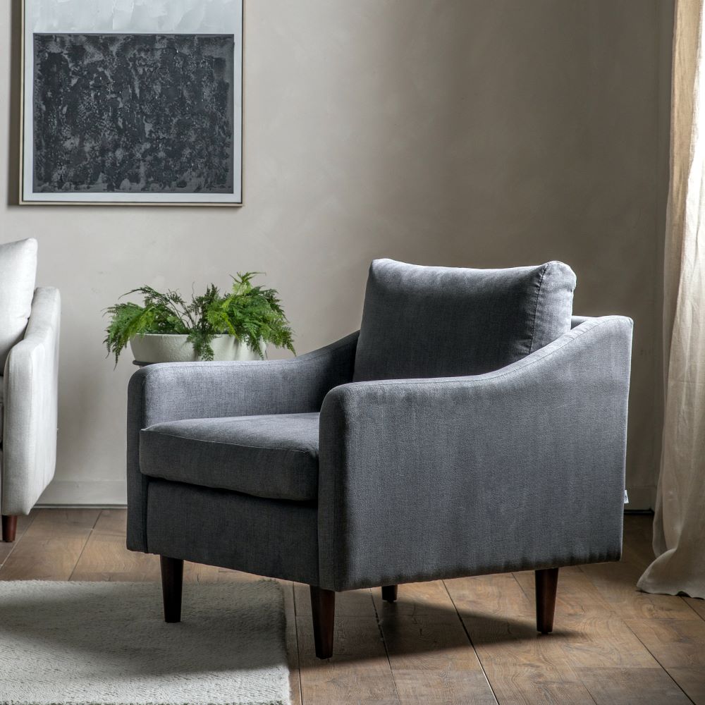 Product photograph of Olivia S Sofa In A Box Model 2 - Armchair In Clay from Olivia's.