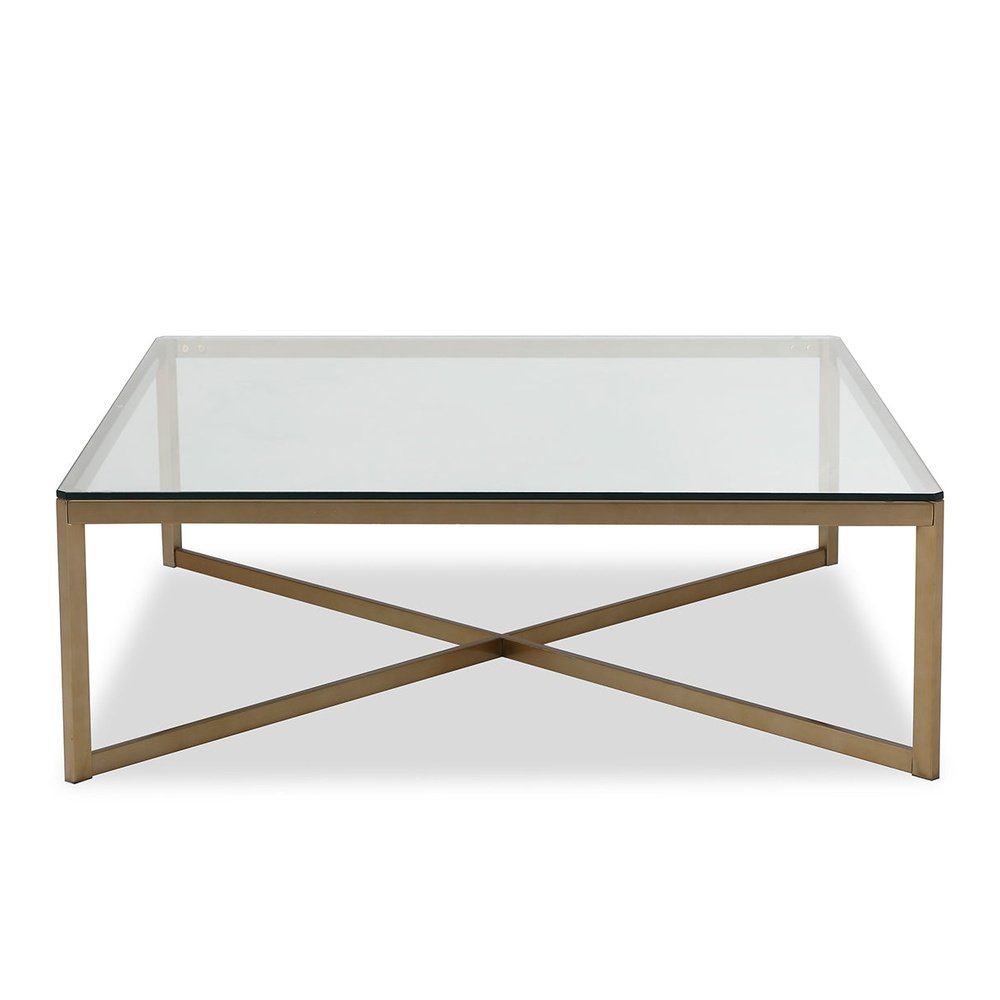 Product photograph of Liang Eimil Musso Coffee Table Brushed Brass from Olivia's