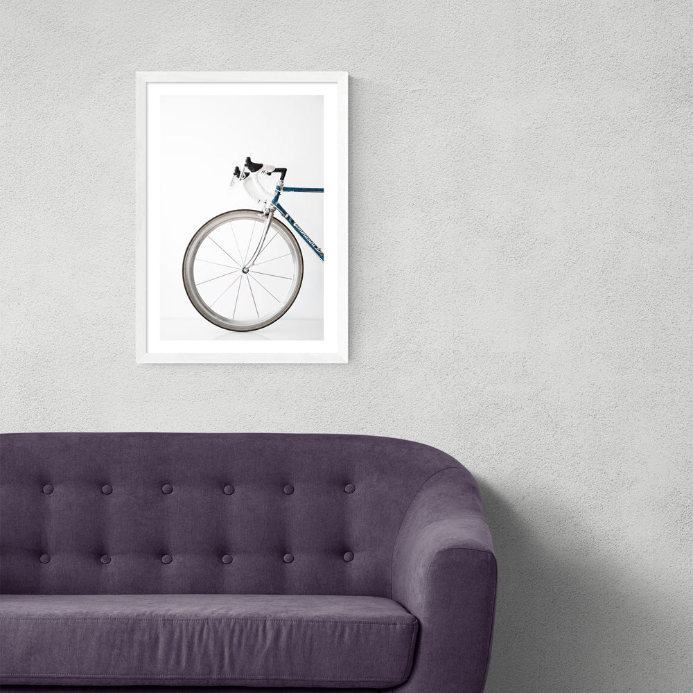 Product photograph of Ride My Bike By Studio Na Hili - A3 White Framed Art Print from Olivia's