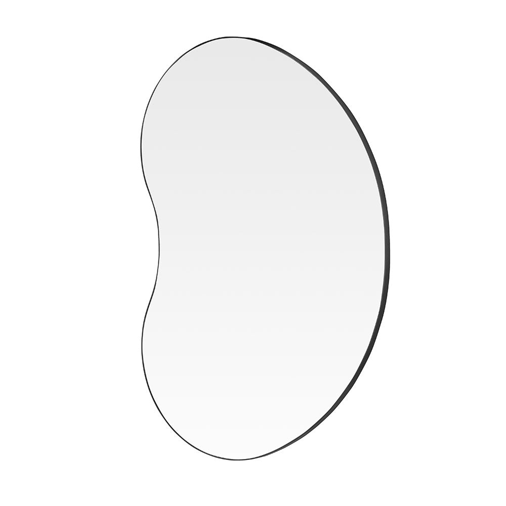 Product photograph of Olivia S Oman Pebble Wall Mirror In Black from Olivia's