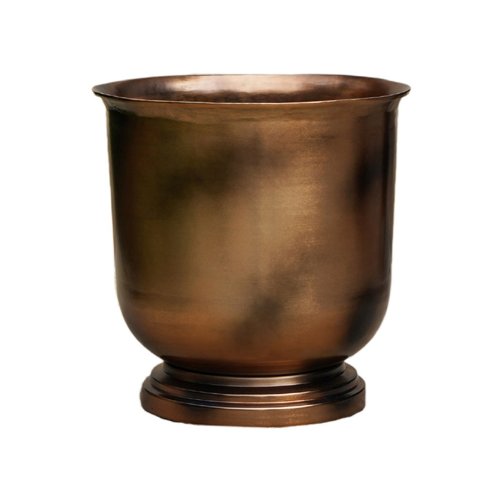 Product photograph of Ivyline Outdoor Hampton Copper Metal Urn Tall from Olivia's.