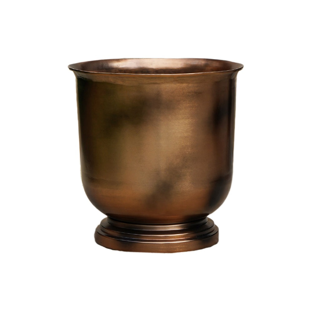 Product photograph of Ivyline Outdoor Hampton Copper Metal Urn Tall from Olivia's