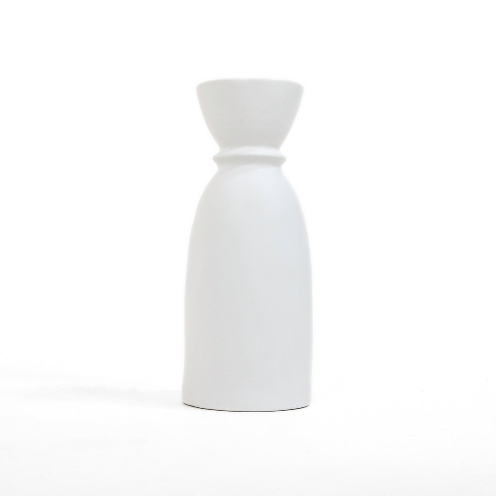 Product photograph of Olivia S Inca White Vase from Olivia's.