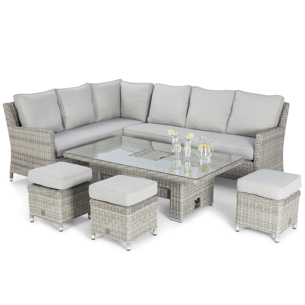 Product photograph of Maze Oxford Dining Set With Ice Bucket And Rising Table Grey from Olivia's.