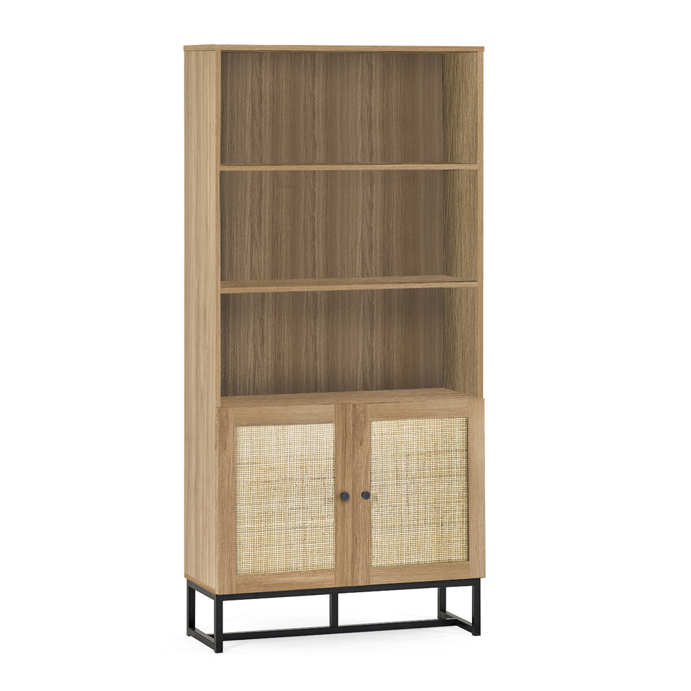 Product photograph of Olivia S Naturo Tall Bookcase In Oak from Olivia's.