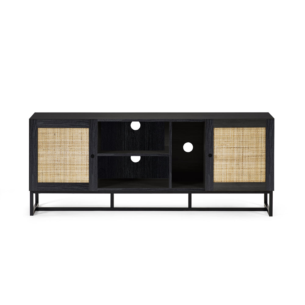 Product photograph of Olivia S Naturo Media Unit In Black from Olivia's.