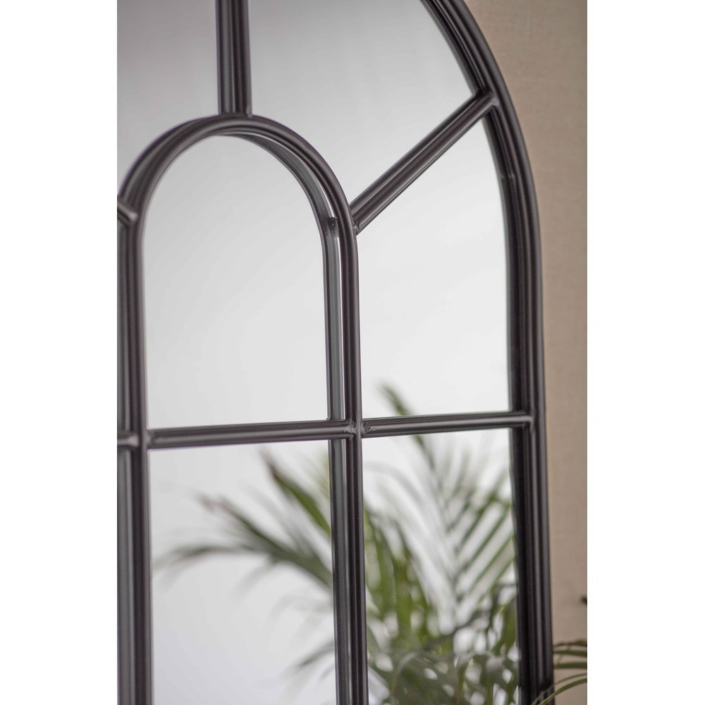 Product photograph of Garden Trading Fulbrook Arched Mirror - Iron from Olivia's.