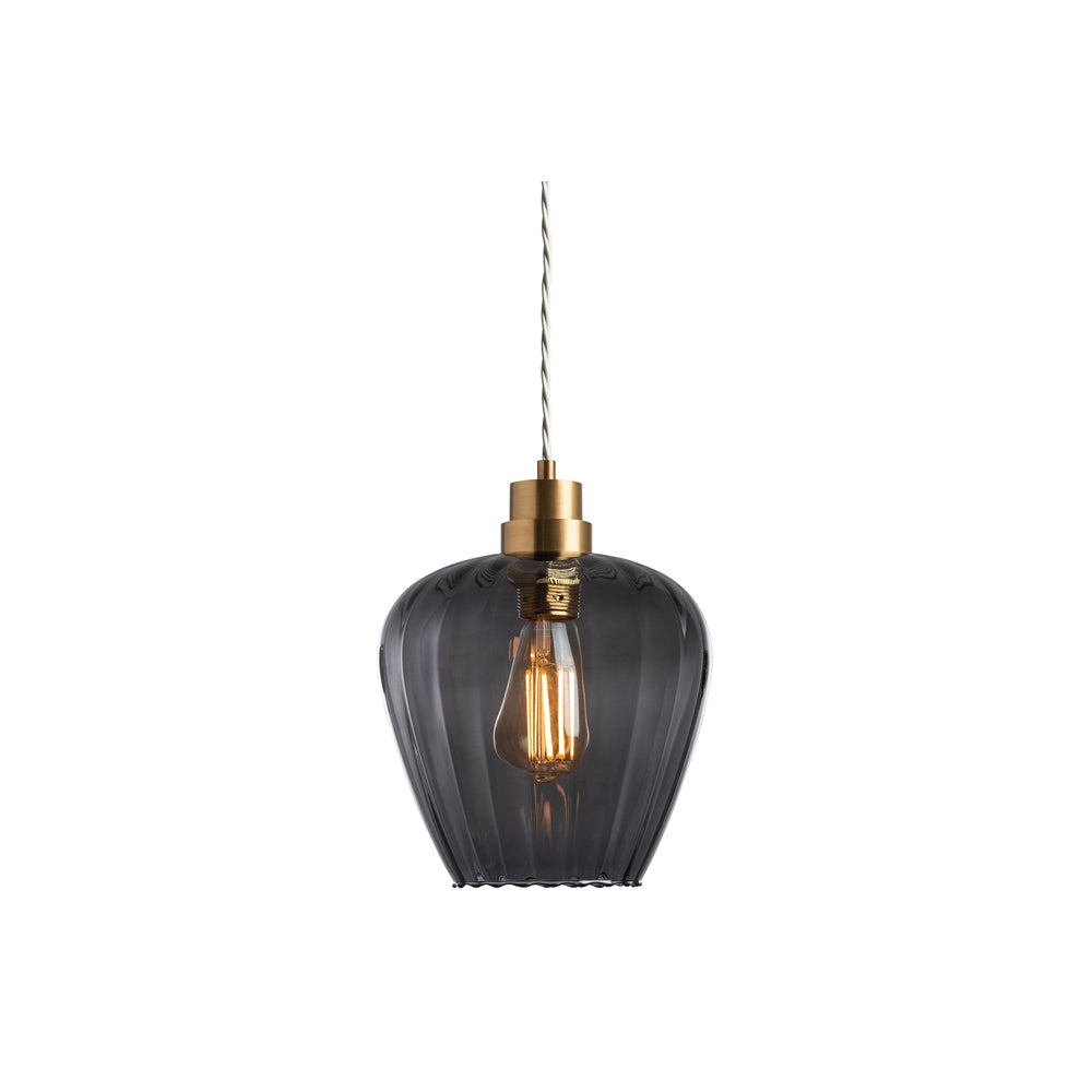 Product photograph of Heathfield Co Giselle Slate Pendant Outlet from Olivia's