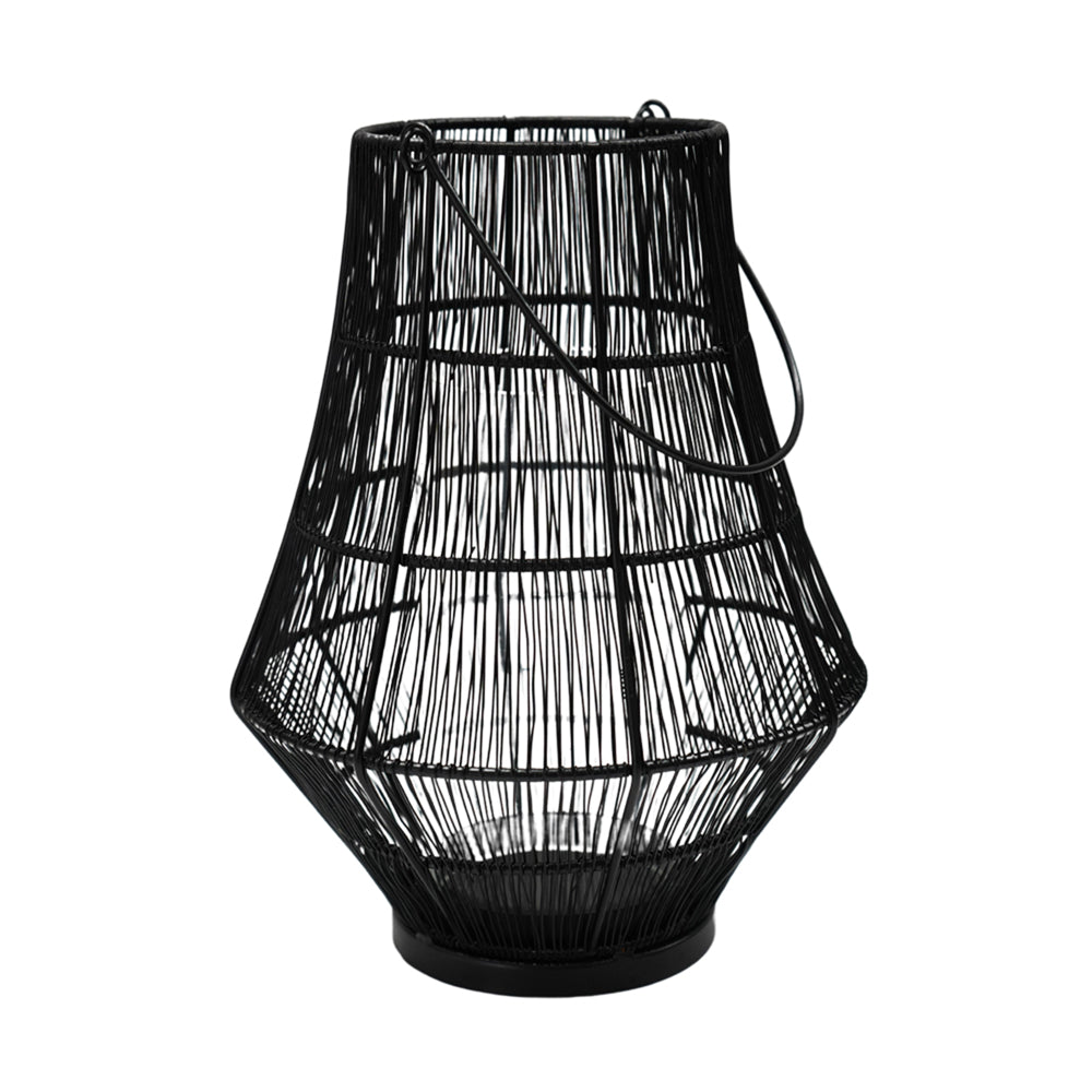 Product photograph of Ivyline Portofino Curve Wirework Lantern Small from Olivia's.