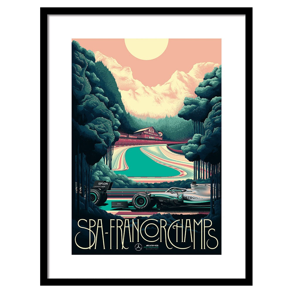 Product photograph of The Art Group Zoom F1 Spa Pre Framed Large from Olivia's.