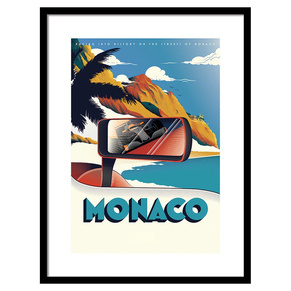 Product photograph of The Art Group Zoom F1 Monaco Pre Framed- 60x80cm from Olivia's