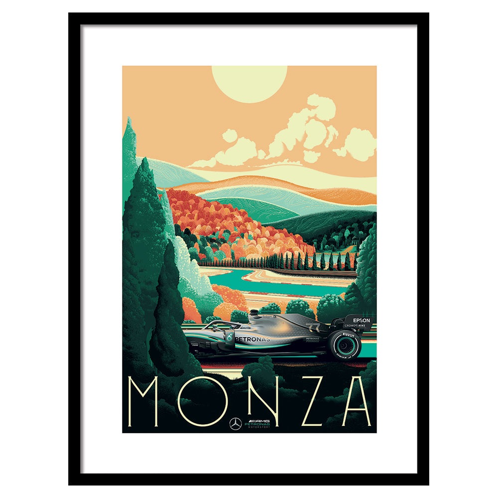 Product photograph of The Art Group Zoom F1 Monza Pre Framed Small from Olivia's.