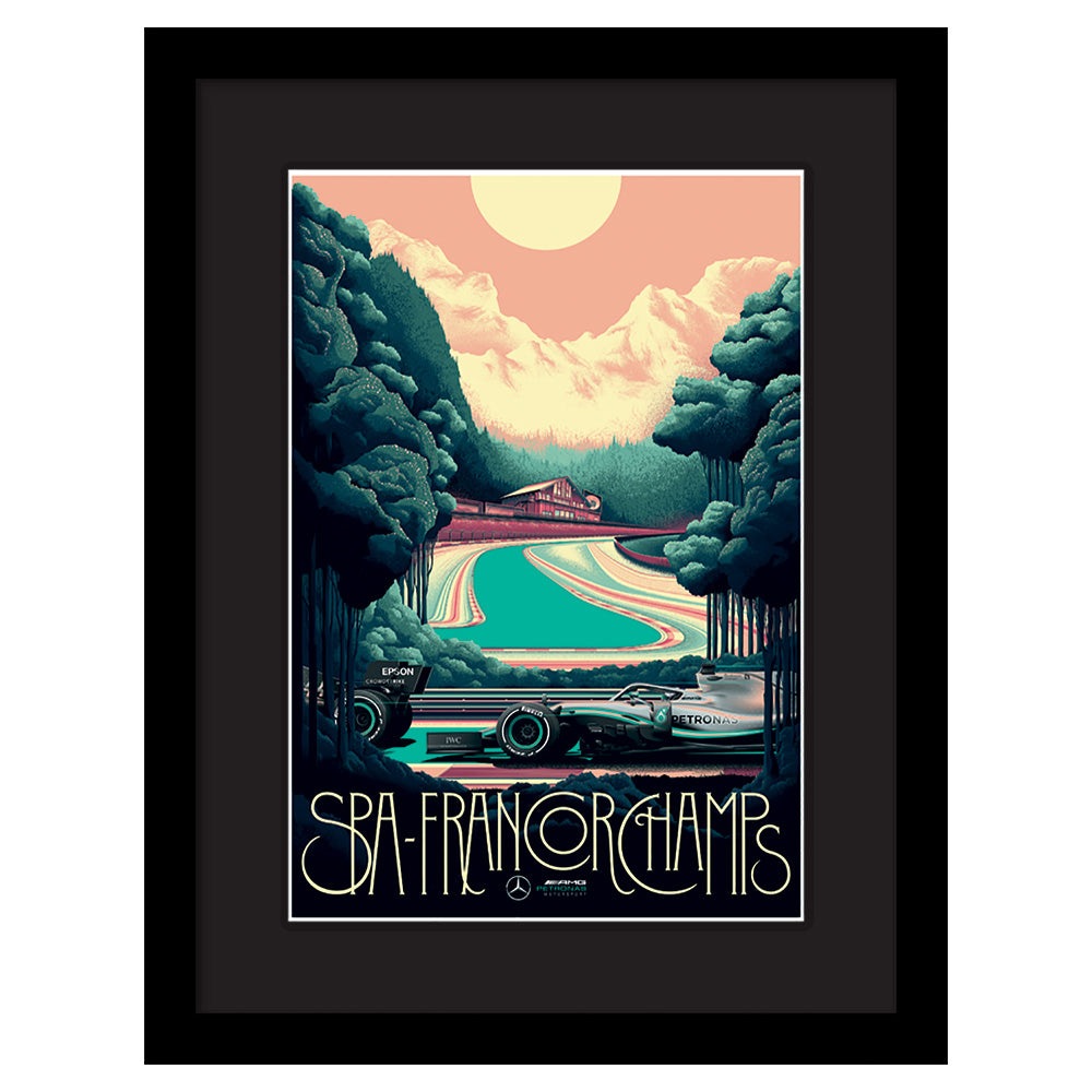 Product photograph of The Art Group Zoom F1 Spa Pre Framed Large from Olivia's