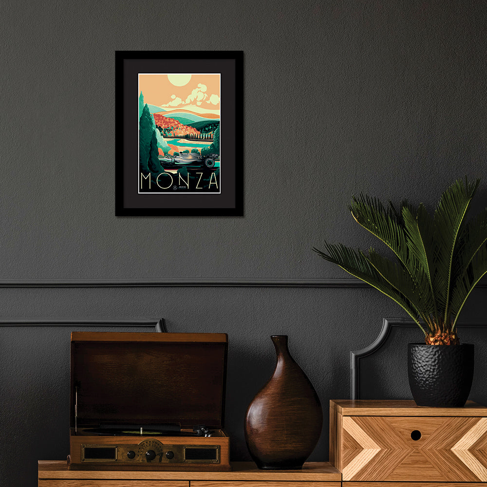 Product photograph of The Art Group Zoom F1 Monza Pre Framed Large from Olivia's.