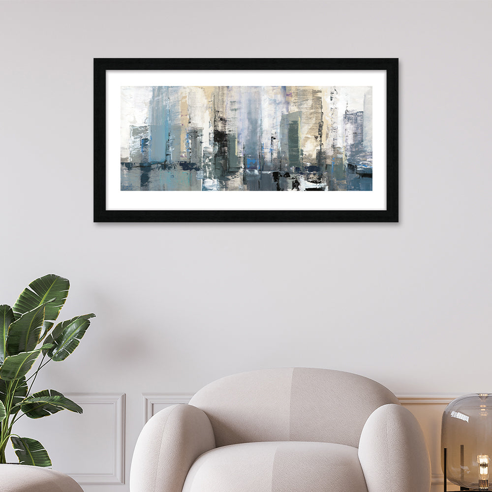 Product photograph of The Art Group Joanne Last Winter Metropolis Pre Framed - 50 X 100cm from Olivia's.