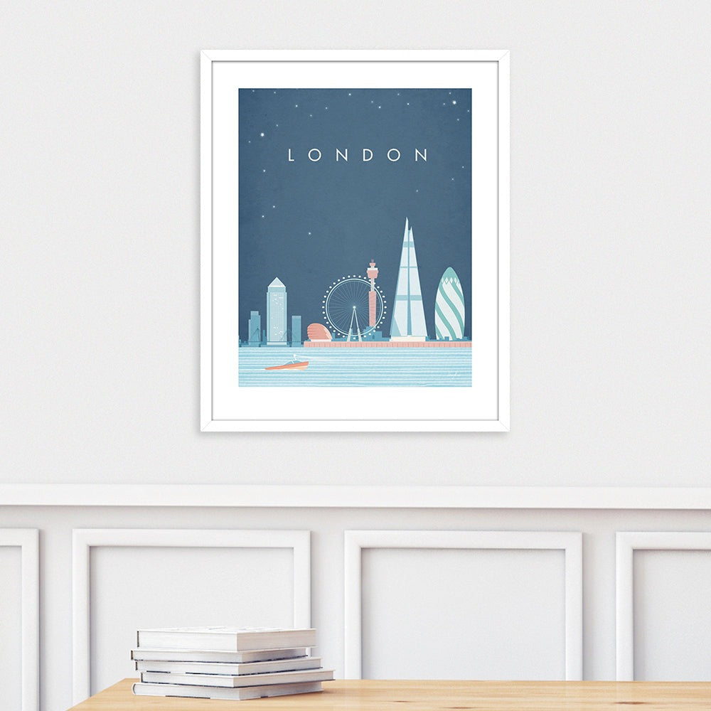 Product photograph of The Art Group Henry Rivers London Framed Art - 40x50cm from Olivia's.