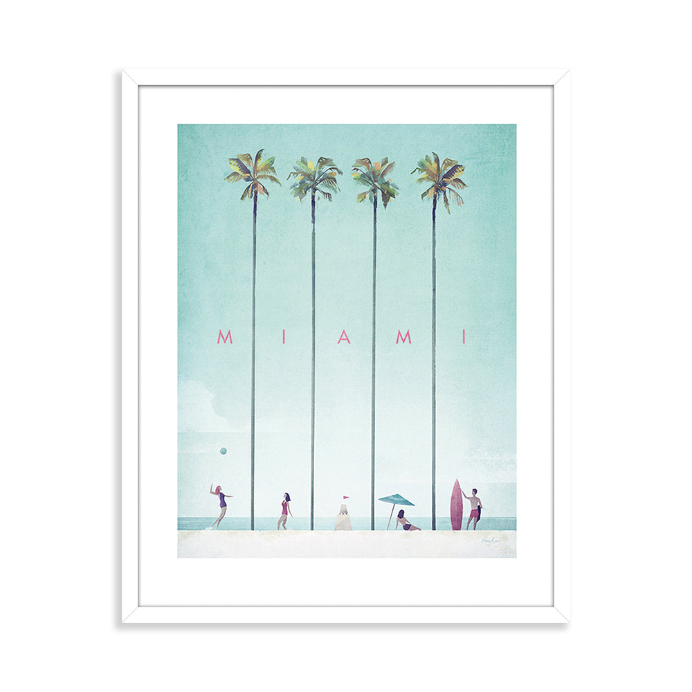 Product photograph of The Art Group Henry Rivers Miami Framed Art - 40x50cm from Olivia's
