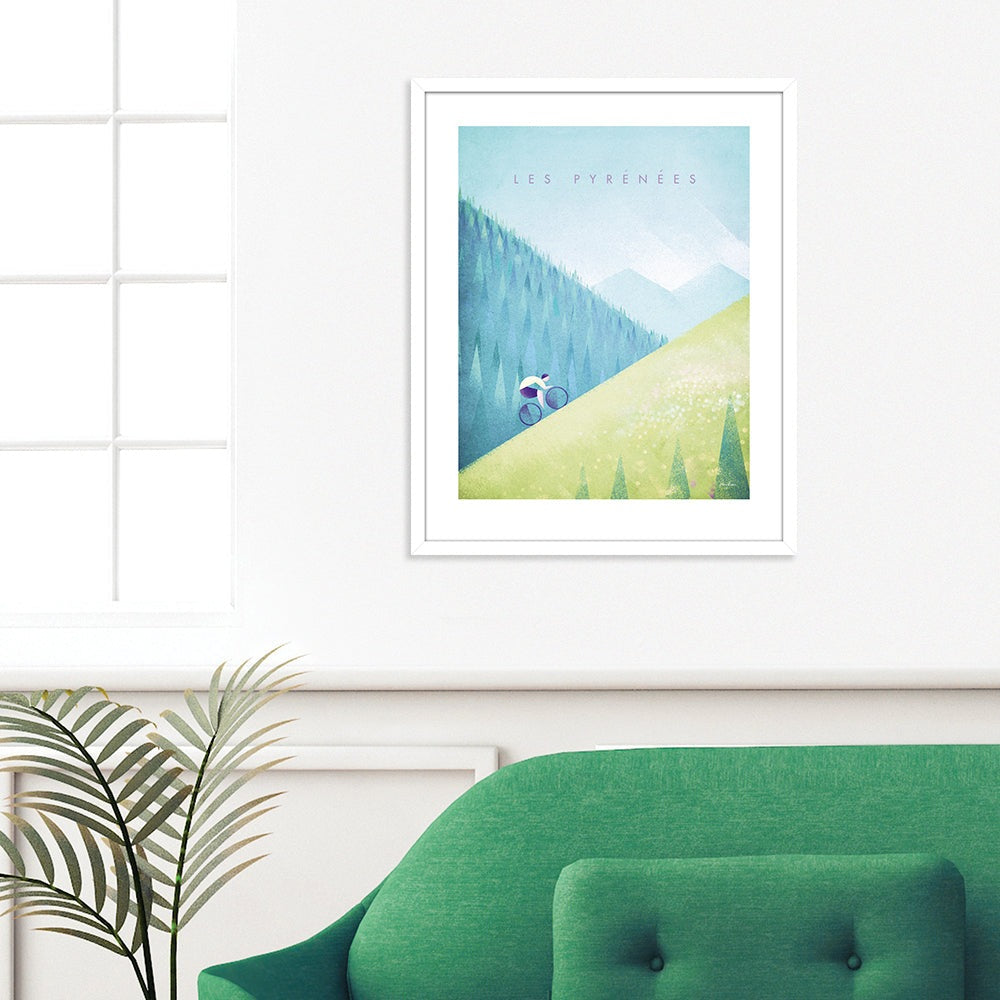Product photograph of The Art Group Henry Rivers Pyrenees Framed Art - 40x50cm from Olivia's.