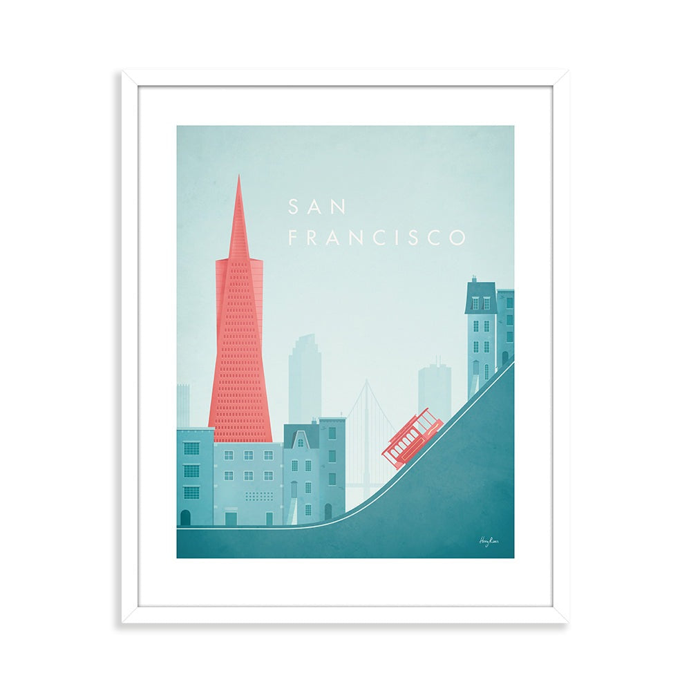Product photograph of The Art Group Henry Rivers San Francisco Framed Art - 40x50cm from Olivia's