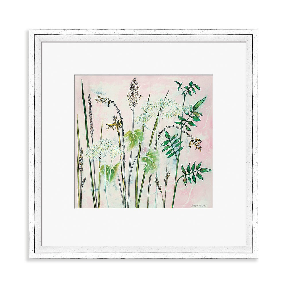 Product photograph of The Art Group Shyama Ruffell Natural Flora Framed Art - 40x40cm from Olivia's