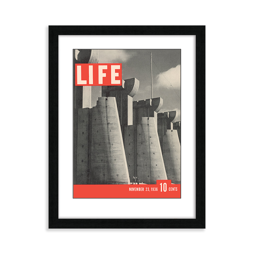 Product photograph of The Art Group Time Life Life Cover - Issue No 1 Framed Art - 60x80cm from Olivia's