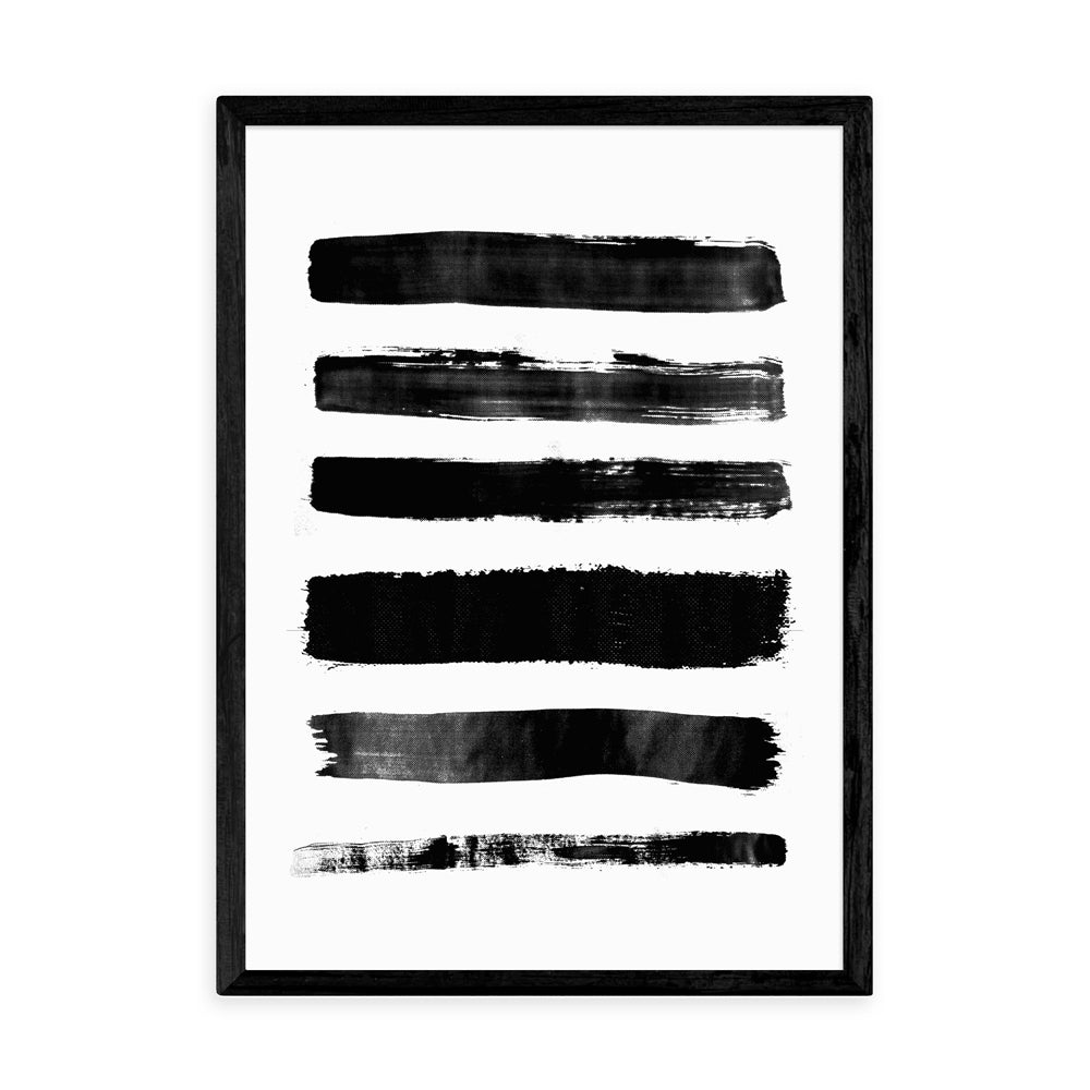 Product photograph of Brushes By Rafael Farias - A3 Black Framed Art Print from Olivia's