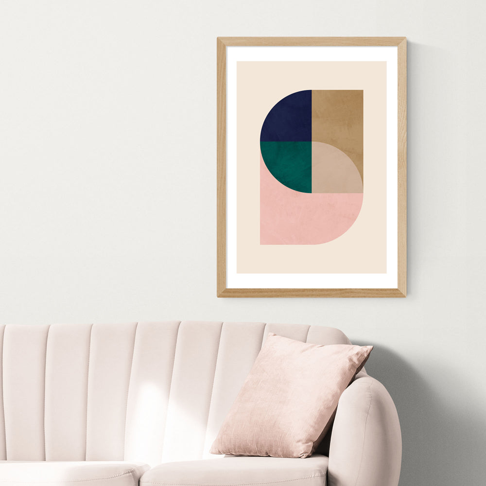 Product photograph of Turning Away By Rafael Farias - A2 Oak Framed Art Print from Olivia's.